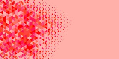 Soyut Üçgen renkli arkaplan veya çokgenler içeren duvar kağıdı üçgen şekiller ve renkler, üçgenler veya uzayın yumuşak rengini kopyalayan çukurluk geometrik şekiller