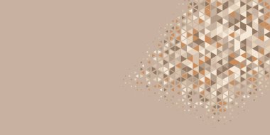 Soyut Üçgen renkli arkaplan veya çokgenler içeren duvar kağıdı üçgen şekiller ve renkler, üçgenler veya uzayın yumuşak rengini kopyalayan çukurluk geometrik şekiller