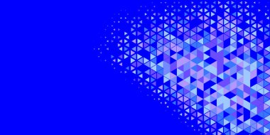 Soyut Üçgen renkli arkaplan veya çokgenler içeren duvar kağıdı üçgen şekiller ve renkler, üçgenler veya uzayın yumuşak rengini kopyalayan çukurluk geometrik şekiller