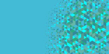 Soyut Üçgen renkli arkaplan veya çokgenler içeren duvar kağıdı üçgen şekiller ve renkler, üçgenler veya uzayın yumuşak rengini kopyalayan çukurluk geometrik şekiller