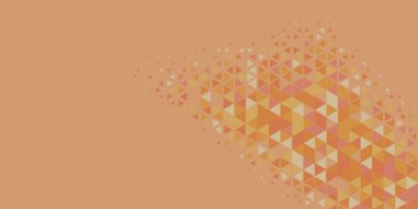 Soyut Üçgen renkli arkaplan veya çokgenler içeren duvar kağıdı üçgen şekiller ve renkler, üçgenler veya uzayın yumuşak rengini kopyalayan çukurluk geometrik şekiller