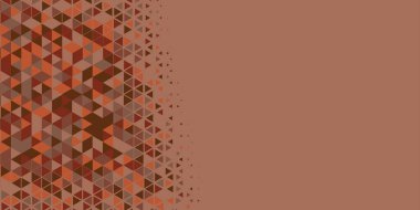 Soyut Üçgen renkli arkaplan veya çokgenler içeren duvar kağıdı üçgen şekiller ve renkler, üçgenler veya uzayın yumuşak rengini kopyalayan çukurluk geometrik şekiller