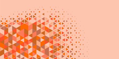 Soyut Üçgen renkli arkaplan veya çokgenler içeren duvar kağıdı üçgen şekiller ve renkler, üçgenler veya uzayın yumuşak rengini kopyalayan çukurluk geometrik şekiller