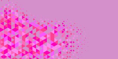 Soyut Üçgen renkli arkaplan veya çokgenler içeren duvar kağıdı üçgen şekiller ve renkler, üçgenler veya uzayın yumuşak rengini kopyalayan çukurluk geometrik şekiller