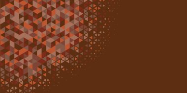 Soyut Üçgen renkli arkaplan veya çokgenler içeren duvar kağıdı üçgen şekiller ve renkler, üçgenler veya uzayın yumuşak rengini kopyalayan çukurluk geometrik şekiller