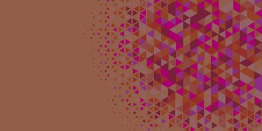 Soyut Üçgen renkli arkaplan veya çokgenler içeren duvar kağıdı üçgen şekiller ve renkler, üçgenler veya uzayın yumuşak rengini kopyalayan çukurluk geometrik şekiller