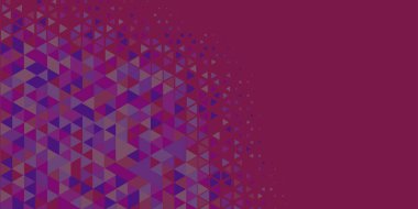 Soyut Üçgen renkli arkaplan veya çokgenler içeren duvar kağıdı üçgen şekiller ve renkler, üçgenler veya uzayın yumuşak rengini kopyalayan çukurluk geometrik şekiller