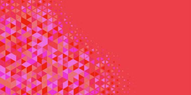 Soyut Üçgen renkli arkaplan veya çokgenler içeren duvar kağıdı üçgen şekiller ve renkler, üçgenler veya uzayın yumuşak rengini kopyalayan çukurluk geometrik şekiller