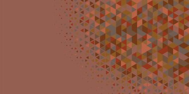 Soyut Üçgen renkli arkaplan veya çokgenler içeren duvar kağıdı üçgen şekiller ve renkler, üçgenler veya uzayın yumuşak rengini kopyalayan çukurluk geometrik şekiller