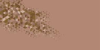 Soyut Üçgen renkli arkaplan veya çokgenler içeren duvar kağıdı üçgen şekiller ve renkler, üçgenler veya uzayın yumuşak rengini kopyalayan çukurluk geometrik şekiller