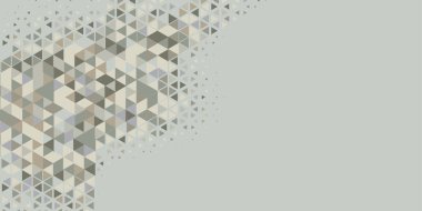 Soyut Üçgen renkli arkaplan veya çokgenler içeren duvar kağıdı üçgen şekiller ve renkler, üçgenler veya uzayın yumuşak rengini kopyalayan çukurluk geometrik şekiller