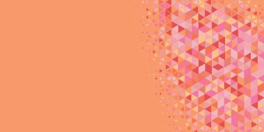 Soyut Üçgen renkli arkaplan veya çokgenler içeren duvar kağıdı üçgen şekiller ve renkler, üçgenler veya uzayın yumuşak rengini kopyalayan çukurluk geometrik şekiller