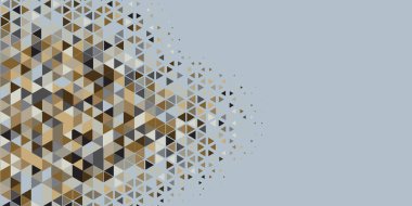 Soyut Üçgen renkli arkaplan veya çokgenler içeren duvar kağıdı üçgen şekiller ve renkler, üçgenler veya uzayın yumuşak rengini kopyalayan çukurluk geometrik şekiller