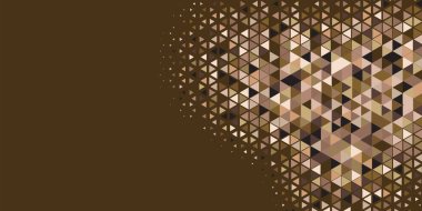 Soyut Üçgen renkli arkaplan veya çokgenler içeren duvar kağıdı üçgen şekiller ve renkler, üçgenler veya uzayın yumuşak rengini kopyalayan çukurluk geometrik şekiller