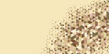 Soyut Üçgen renkli arkaplan veya çokgenler içeren duvar kağıdı üçgen şekiller ve renkler, üçgenler veya uzayın yumuşak rengini kopyalayan çukurluk geometrik şekiller