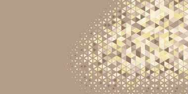 Soyut Üçgen renkli arkaplan veya çokgenler içeren duvar kağıdı üçgen şekiller ve renkler, üçgenler veya uzayın yumuşak rengini kopyalayan çukurluk geometrik şekiller