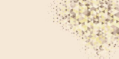 Soyut Üçgen renkli arkaplan veya çokgenler içeren duvar kağıdı üçgen şekiller ve renkler, üçgenler veya uzayın yumuşak rengini kopyalayan çukurluk geometrik şekiller