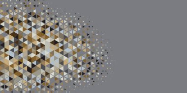 Soyut Üçgen renkli arkaplan veya çokgenler içeren duvar kağıdı üçgen şekiller ve renkler, üçgenler veya uzayın yumuşak rengini kopyalayan çukurluk geometrik şekiller