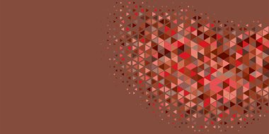 Soyut Üçgen renkli arkaplan veya çokgenler içeren duvar kağıdı üçgen şekiller ve renkler, üçgenler veya uzayın yumuşak rengini kopyalayan çukurluk geometrik şekiller