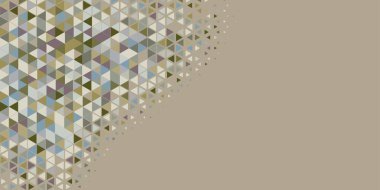 Soyut Üçgen renkli arkaplan veya çokgenler içeren duvar kağıdı üçgen şekiller ve renkler, üçgenler veya uzayın yumuşak rengini kopyalayan çukurluk geometrik şekiller