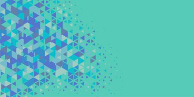 Soyut Üçgen renkli arkaplan veya çokgenler içeren duvar kağıdı üçgen şekiller ve renkler, üçgenler veya uzayın yumuşak rengini kopyalayan çukurluk geometrik şekiller