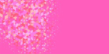 Soyut Üçgen renkli arkaplan veya çokgenler içeren duvar kağıdı üçgen şekiller ve renkler, üçgenler veya uzayın yumuşak rengini kopyalayan çukurluk geometrik şekiller