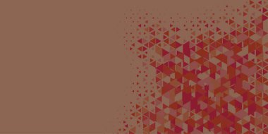 Soyut Üçgen renkli arkaplan veya çokgenler içeren duvar kağıdı üçgen şekiller ve renkler, üçgenler veya uzayın yumuşak rengini kopyalayan çukurluk geometrik şekiller