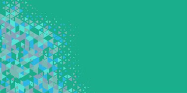 Soyut Üçgen renkli arkaplan veya çokgenler içeren duvar kağıdı üçgen şekiller ve renkler, üçgenler veya uzayın yumuşak rengini kopyalayan çukurluk geometrik şekiller