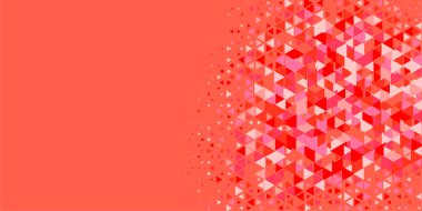 Soyut Üçgen renkli arkaplan veya çokgenler içeren duvar kağıdı üçgen şekiller ve renkler, üçgenler veya uzayın yumuşak rengini kopyalayan çukurluk geometrik şekiller