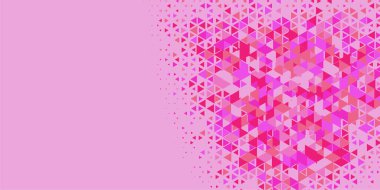 Soyut Üçgen renkli arkaplan veya çokgenler içeren duvar kağıdı üçgen şekiller ve renkler, üçgenler veya uzayın yumuşak rengini kopyalayan çukurluk geometrik şekiller