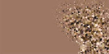 Soyut Üçgen renkli arkaplan veya çokgenler içeren duvar kağıdı üçgen şekiller ve renkler, üçgenler veya uzayın yumuşak rengini kopyalayan çukurluk geometrik şekiller