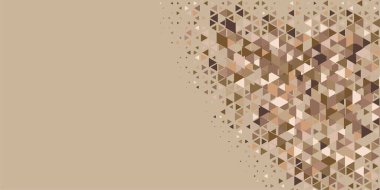 Soyut Üçgen renkli arkaplan veya çokgenler içeren duvar kağıdı üçgen şekiller ve renkler, üçgenler veya uzayın yumuşak rengini kopyalayan çukurluk geometrik şekiller