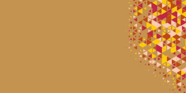 Soyut Üçgen renkli arkaplan veya çokgenler içeren duvar kağıdı üçgen şekiller ve renkler, üçgenler veya uzayın yumuşak rengini kopyalayan çukurluk geometrik şekiller