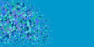 Soyut Üçgen renkli arkaplan veya çokgenler içeren duvar kağıdı üçgen şekiller ve renkler, üçgenler veya uzayın yumuşak rengini kopyalayan çukurluk geometrik şekiller