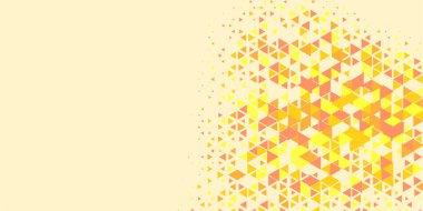 Soyut Üçgen renkli arkaplan veya çokgenler içeren duvar kağıdı üçgen şekiller ve renkler, üçgenler veya uzayın yumuşak rengini kopyalayan çukurluk geometrik şekiller