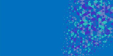 Soyut Üçgen renkli arkaplan veya çokgenler içeren duvar kağıdı üçgen şekiller ve renkler, üçgenler veya uzayın yumuşak rengini kopyalayan çukurluk geometrik şekiller