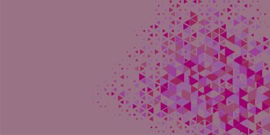 Soyut Üçgen renkli arkaplan veya çokgenler içeren duvar kağıdı üçgen şekiller ve renkler, üçgenler veya uzayın yumuşak rengini kopyalayan çukurluk geometrik şekiller