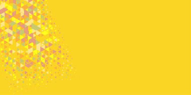 Soyut Üçgen renkli arkaplan veya çokgenler içeren duvar kağıdı üçgen şekiller ve renkler, üçgenler veya uzayın yumuşak rengini kopyalayan çukurluk geometrik şekiller