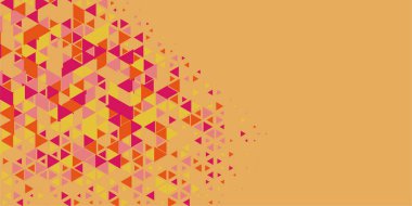 Soyut Üçgen renkli arkaplan veya çokgenler içeren duvar kağıdı üçgen şekiller ve renkler, üçgenler veya uzayın yumuşak rengini kopyalayan çukurluk geometrik şekiller