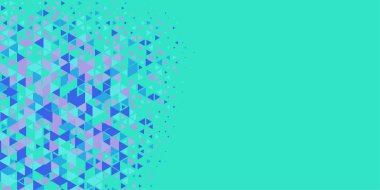 Soyut Üçgen renkli arkaplan veya çokgenler içeren duvar kağıdı üçgen şekiller ve renkler, üçgenler veya uzayın yumuşak rengini kopyalayan çukurluk geometrik şekiller