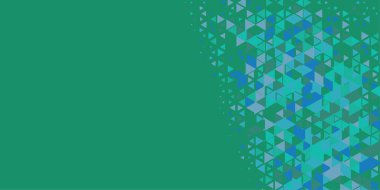 Soyut Üçgen renkli arkaplan veya çokgenler içeren duvar kağıdı üçgen şekiller ve renkler, üçgenler veya uzayın yumuşak rengini kopyalayan çukurluk geometrik şekiller