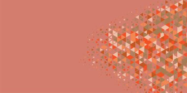 Soyut Üçgen renkli arkaplan veya çokgenler içeren duvar kağıdı üçgen şekiller ve renkler, üçgenler veya uzayın yumuşak rengini kopyalayan çukurluk geometrik şekiller