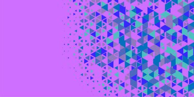 Soyut Üçgen renkli arkaplan veya çokgenler içeren duvar kağıdı üçgen şekiller ve renkler, üçgenler veya uzayın yumuşak rengini kopyalayan çukurluk geometrik şekiller