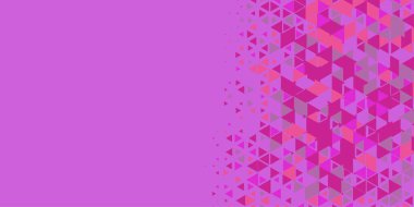 Soyut Üçgen renkli arkaplan veya çokgenler içeren duvar kağıdı üçgen şekiller ve renkler, üçgenler veya uzayın yumuşak rengini kopyalayan çukurluk geometrik şekiller