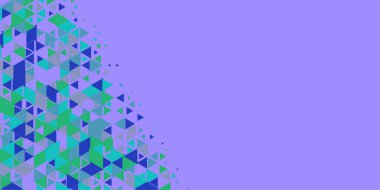 Soyut Üçgen renkli arkaplan veya çokgenler içeren duvar kağıdı üçgen şekiller ve renkler, üçgenler veya uzayın yumuşak rengini kopyalayan çukurluk geometrik şekiller