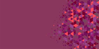 Soyut Üçgen renkli arkaplan veya çokgenler içeren duvar kağıdı üçgen şekiller ve renkler, üçgenler veya uzayın yumuşak rengini kopyalayan çukurluk geometrik şekiller