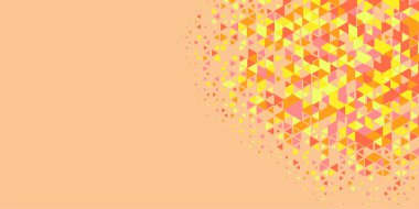 Soyut Üçgen renkli arkaplan veya çokgenler içeren duvar kağıdı üçgen şekiller ve renkler, üçgenler veya uzayın yumuşak rengini kopyalayan çukurluk geometrik şekiller