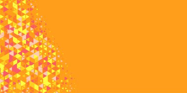 Soyut Üçgen renkli arkaplan veya çokgenler içeren duvar kağıdı üçgen şekiller ve renkler, üçgenler veya uzayın yumuşak rengini kopyalayan çukurluk geometrik şekiller