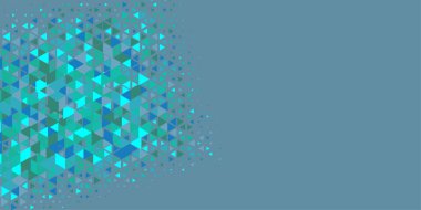 Soyut Üçgen renkli arkaplan veya çokgenler içeren duvar kağıdı üçgen şekiller ve renkler, üçgenler veya uzayın yumuşak rengini kopyalayan çukurluk geometrik şekiller