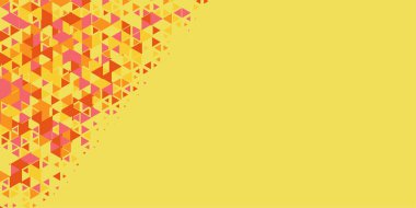 Soyut Üçgen renkli arkaplan veya çokgenler içeren duvar kağıdı üçgen şekiller ve renkler, üçgenler veya uzayın yumuşak rengini kopyalayan çukurluk geometrik şekiller